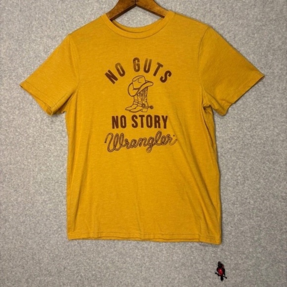 Wrangler Men's Yellow Graphic T-Shirt